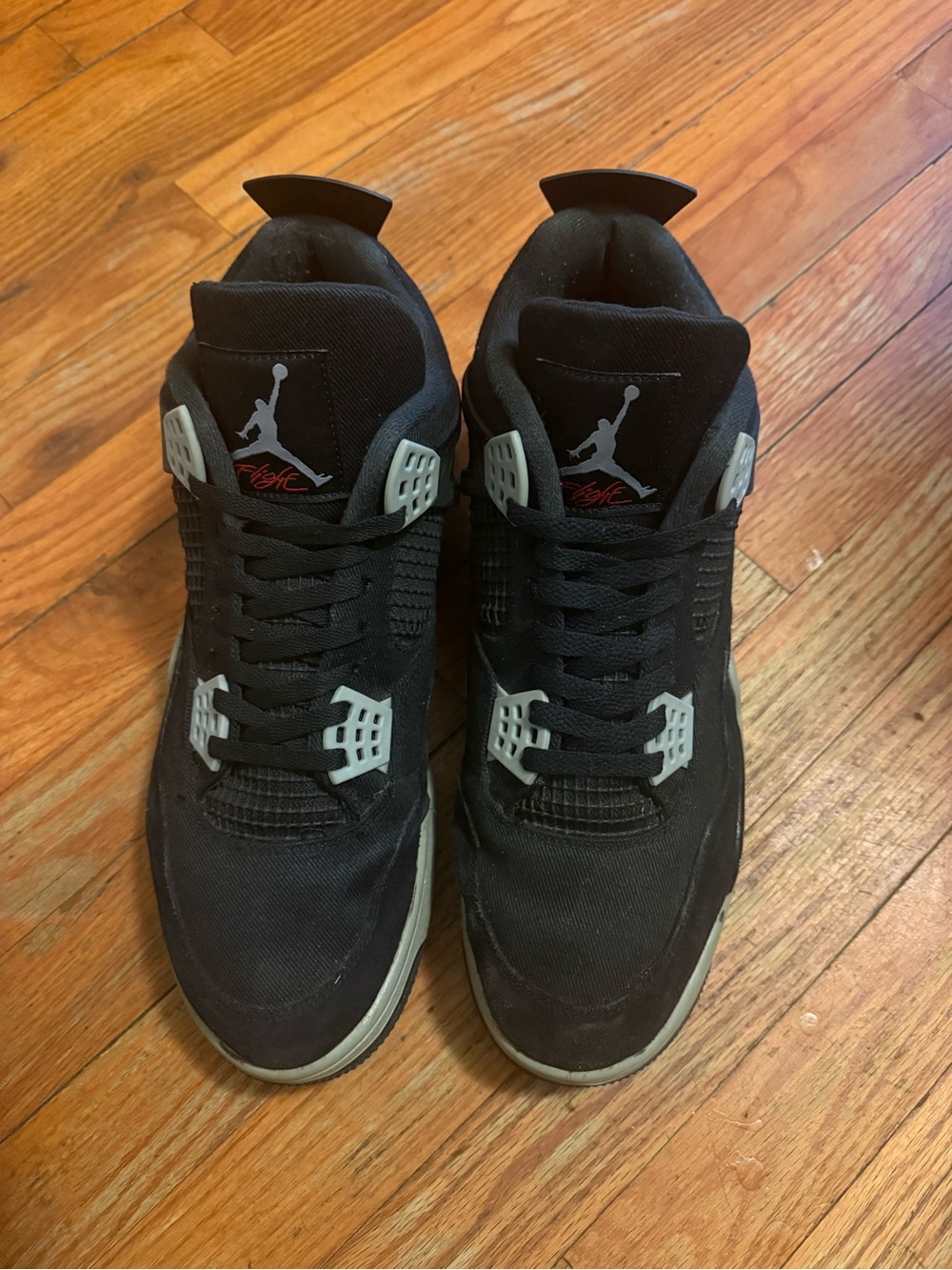 Jordan Black and Grey High-Top Sneakers